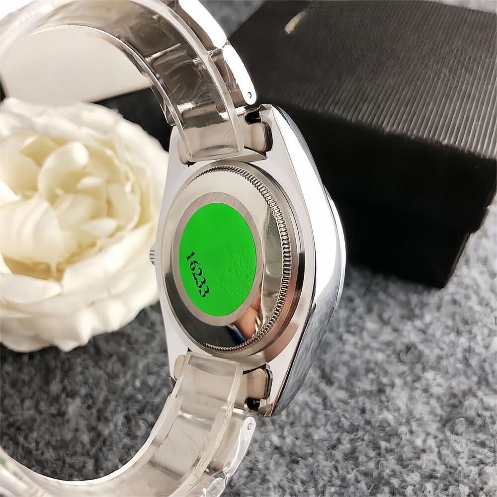 Unisex Quartz Watch with Large Dial & Calendar – Waterproof Fashion Timepiece