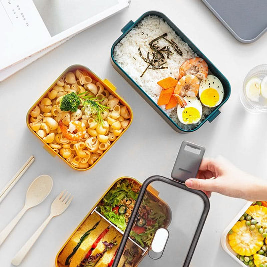 Leakproof Food Container for Adults - Microwave-Safe Bento Lunch Box
