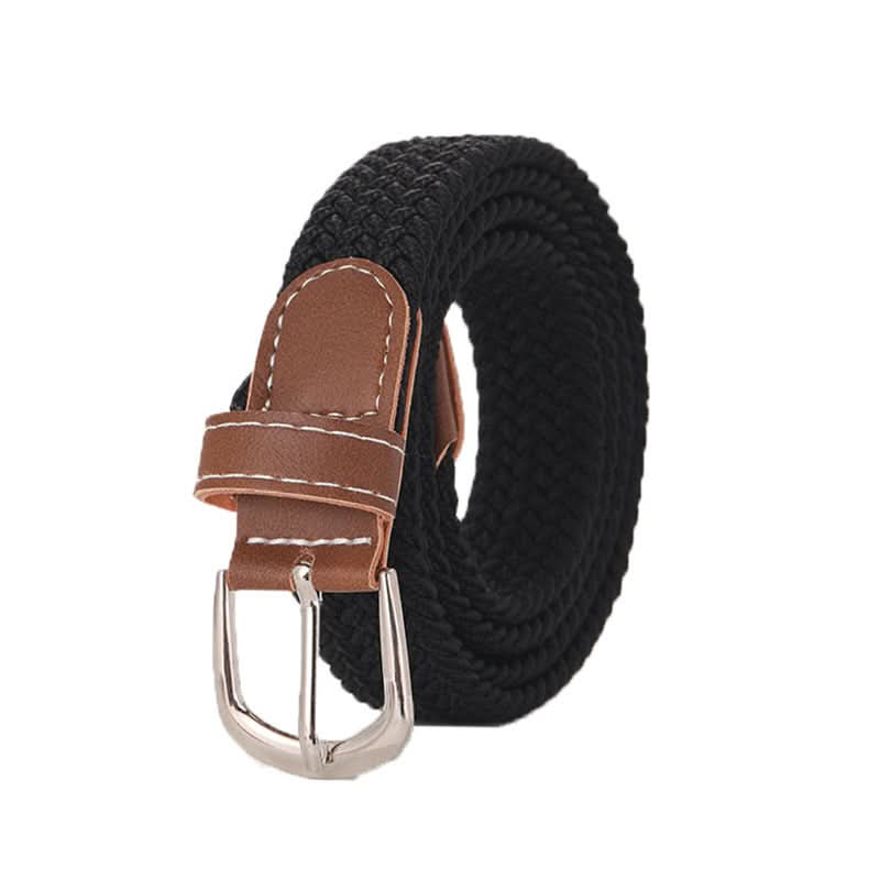 Unisex Elastic Woven Canvas Belt