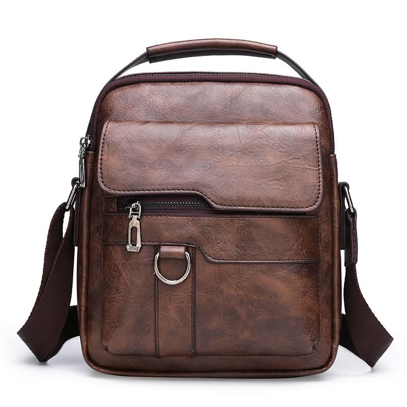 Men’s Leather Messenger Bag – Business Shoulder Bag