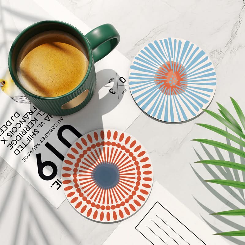 Oil-Proof & Scalding-Proof Coasters - Heat-Resistant Round Mats
