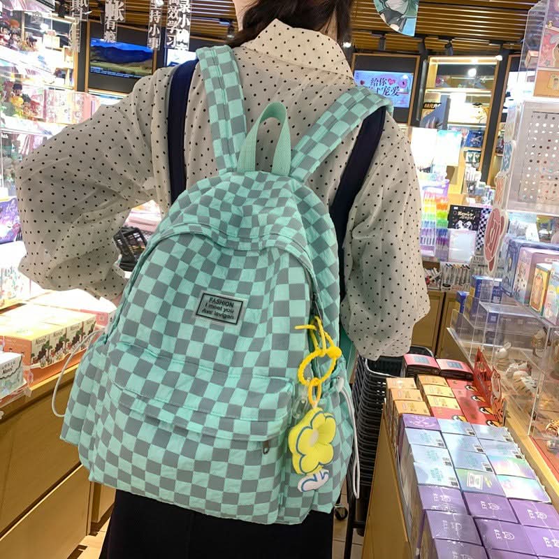 Trendy Unisex School Backpack for Teens – Lightweight Oxford Bag