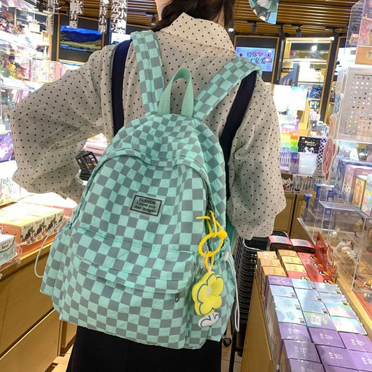 Trendy Unisex School Backpack for Teens – Lightweight Oxford Bag