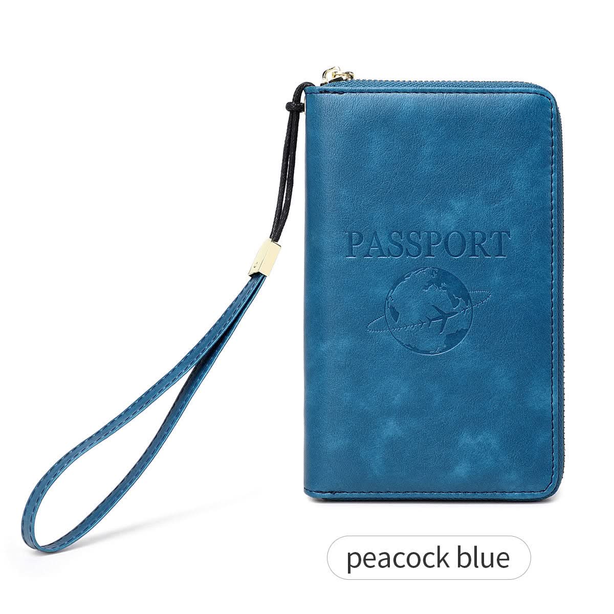 RFID Blocking Passport Holder – Waterproof Travel Wallet With Multi-Card Storage