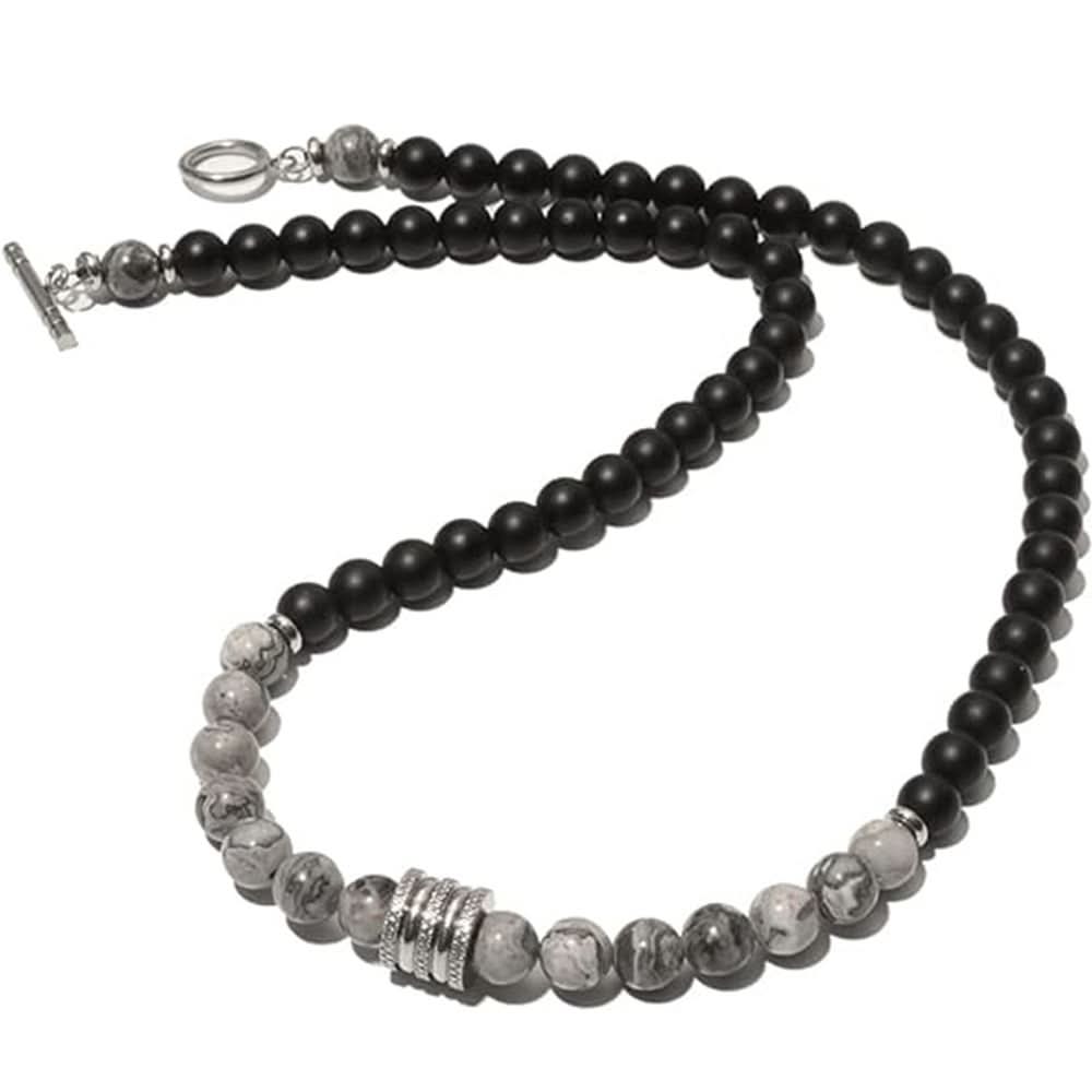 Unisex 6mm Yellow Tiger Eye Beaded Necklace – Clavicle Chain