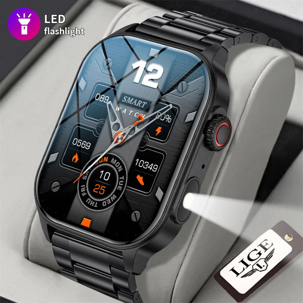 Smartwatch with Bluetooth Call, Health & Fitness Tracking, HD Touch Screen