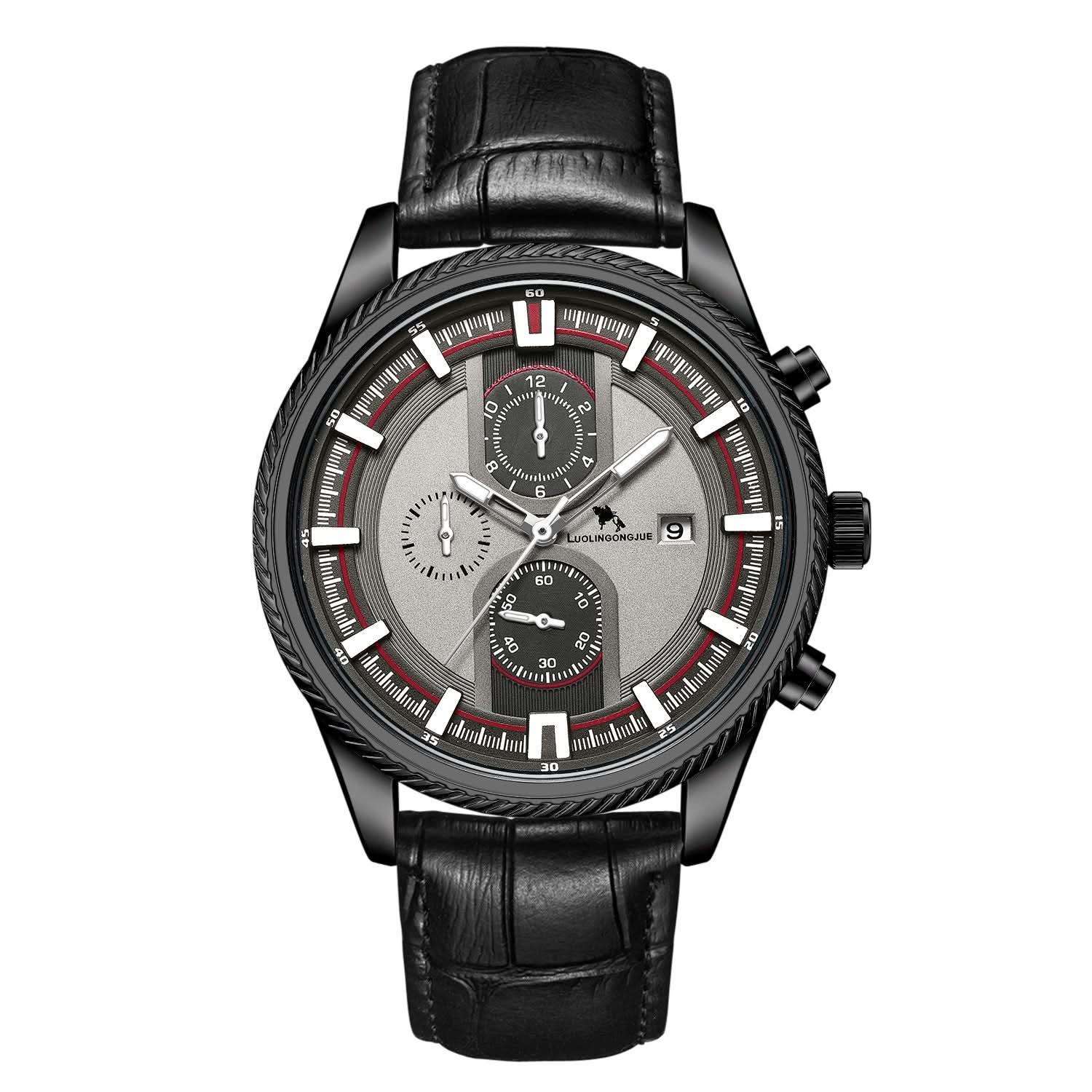 Men’s Classic Automatic Mechanical Watch – Luminous Dial & Calendar