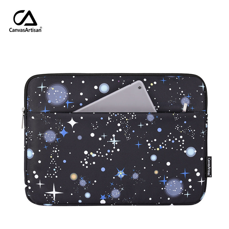 Starry Sky Galaxy Laptop Sleeve – 11" to 15.6" Polyester Case for MacBook & More