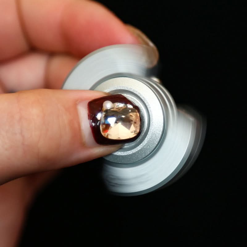 Premium Zinc Alloy Fidget Spinner – EDC Decompression Toy