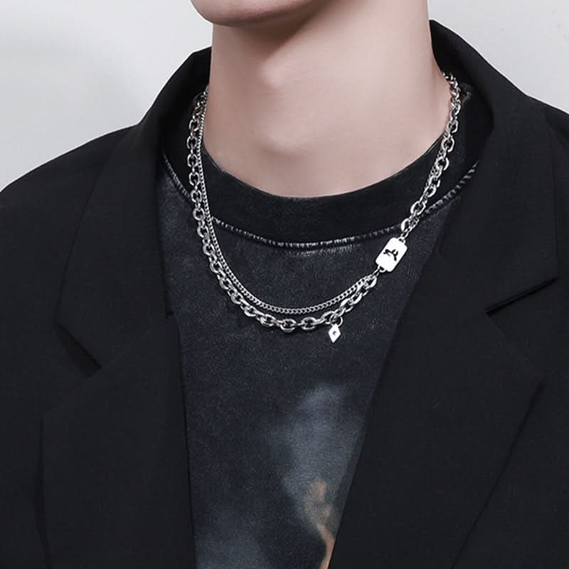 Men’s trendy Zodiac Necklace – Cuban Chain Jewelry