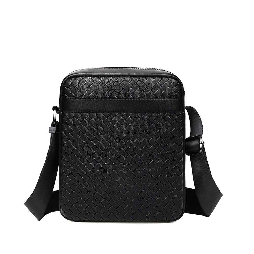 Men’s PU Leather Chest Bag – Business Travel Crossbody Shoulder Bag