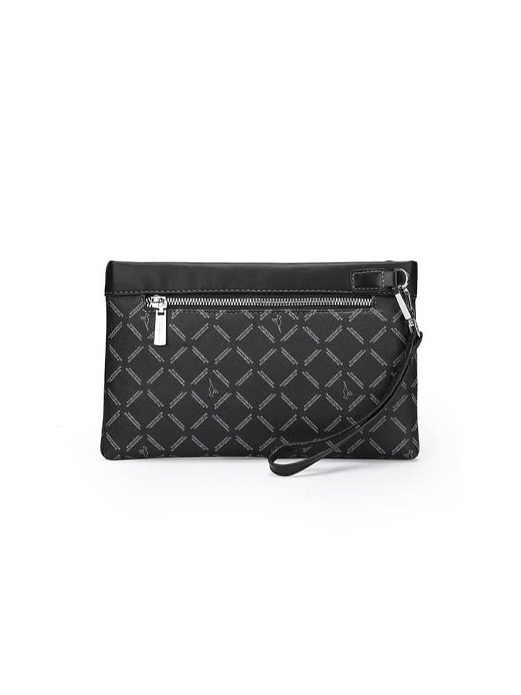 Men’s PU Leather Clutch Bag – Large Capacity Handbag for Business & Daily Use