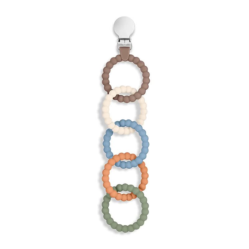Soft Silicone Baby Teething Rings – BPA-Free, Soothing Chew Toy