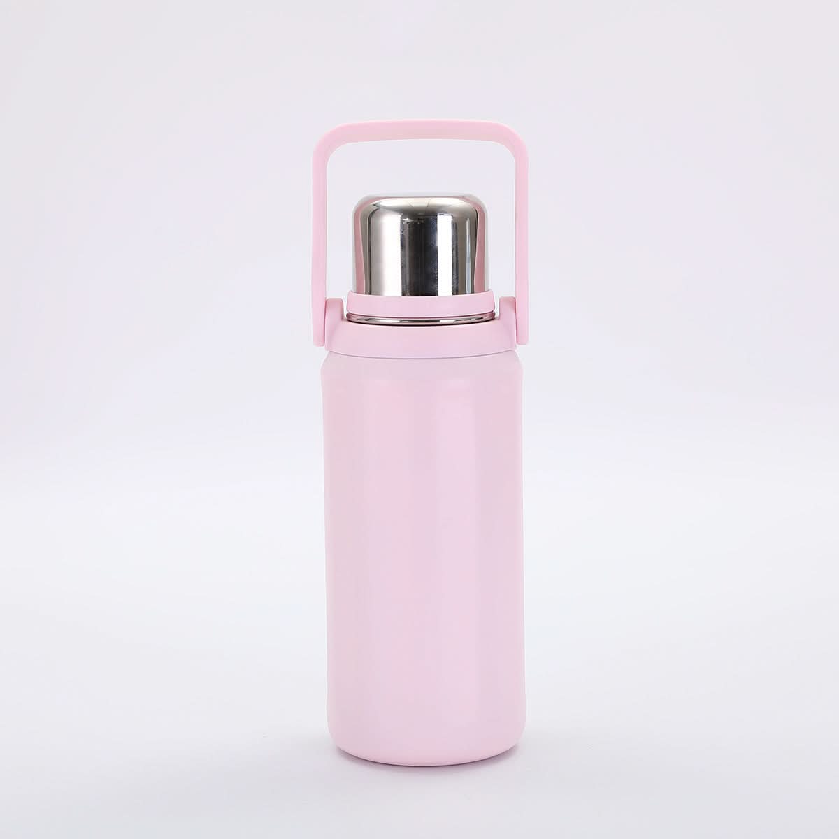 Stainless Steel Thermos with Handle – Cute & Durable Travel Cup