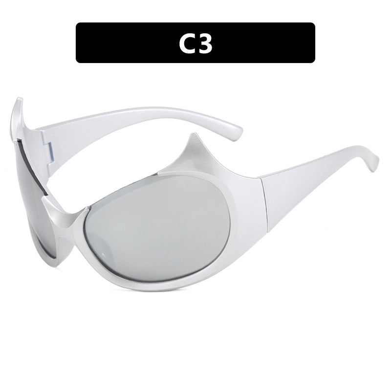 [Ammon] Oversized Devil Sunglasses