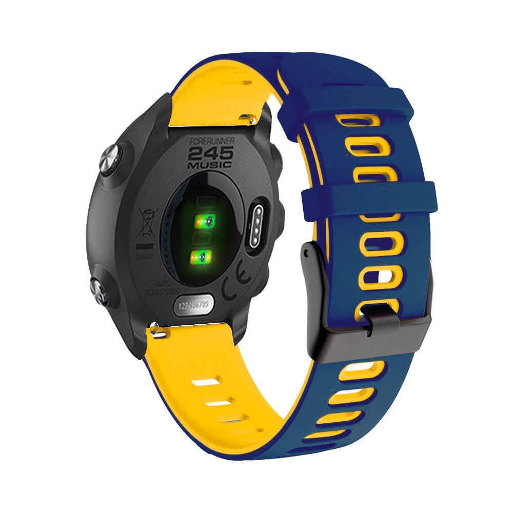Suitable for Huawei GT3 sports watch with Samsung watch3 two-color breathable GT2 silicone wristband 20/22mm