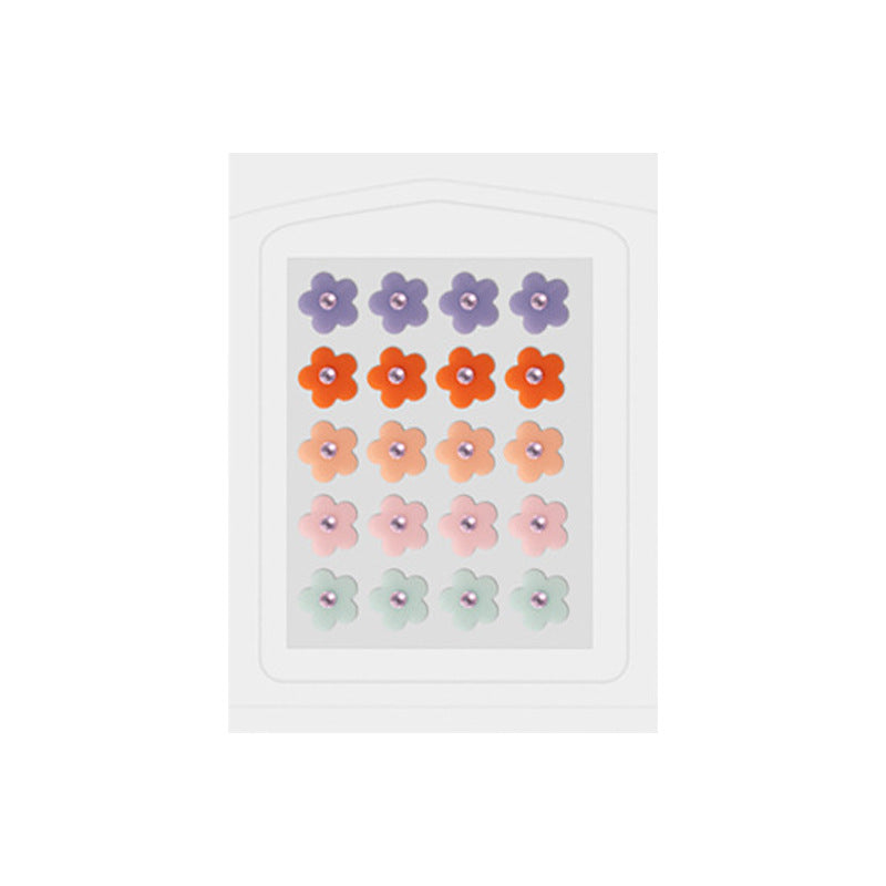 Cute Diamond Acne Patches – Pimple Covers in Heart & Flower Shapes, Skin-Safe