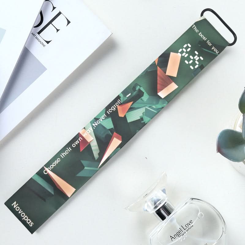 Trendy Paper Watch for Boys – Lightweight Digital Student Gift | Creative Design