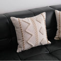 Wabi-Sabi Style Loop Velvet Pillow - INS Embroidered Cushion Cover