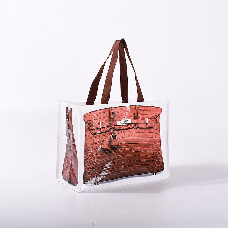 Woven Shopping Tote Bag – Reusable PP Handbag with High Load Capacity