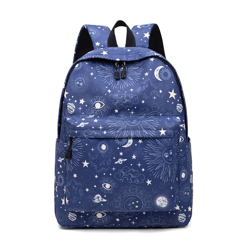 Nylon Backpack for School – Unisex Fashion Backpack with Clear Sweet Prints