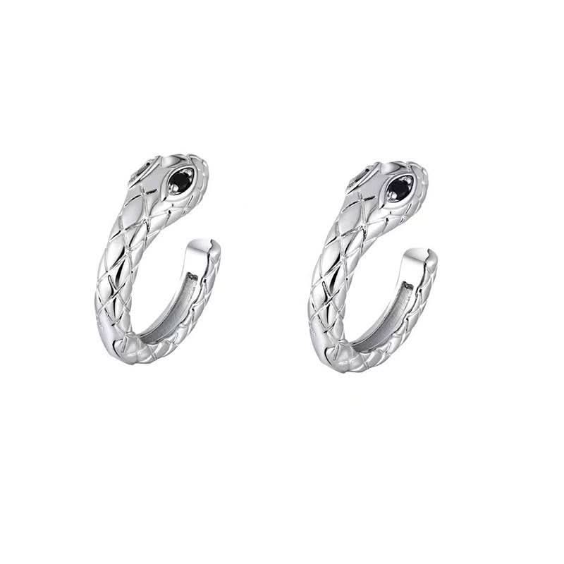 Men's Snake Ear Clips, Non-Pierced Style