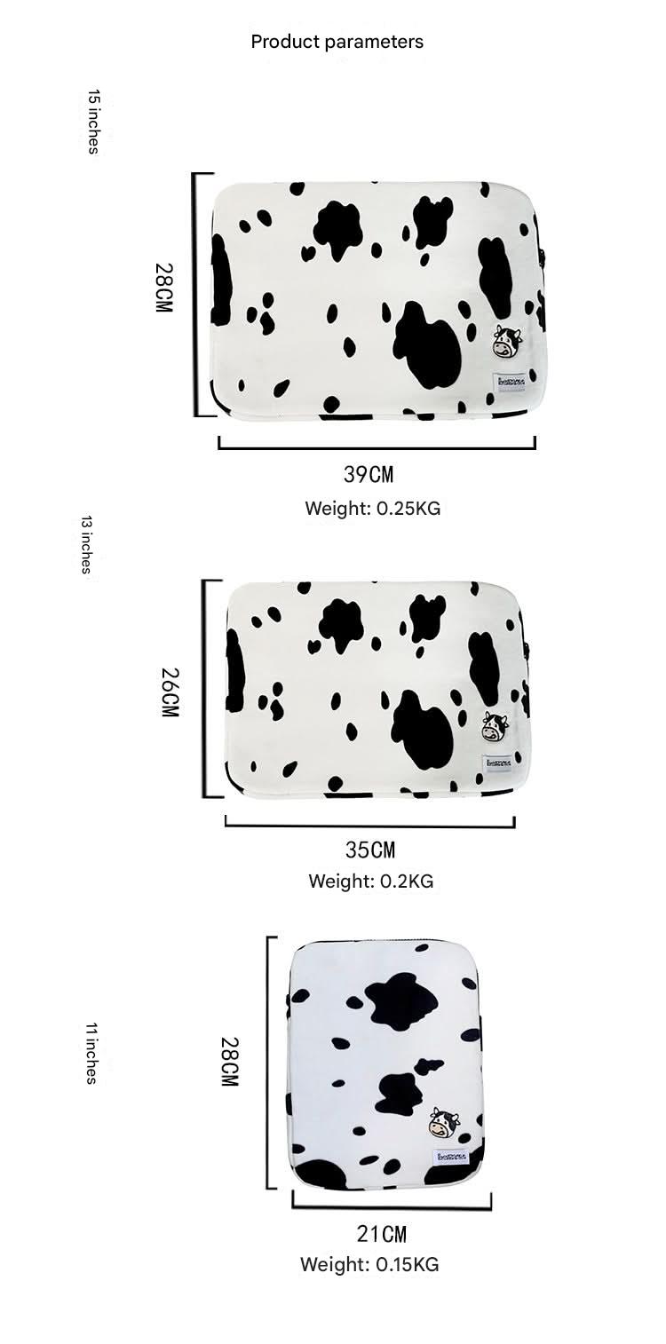 Cute Cow Print Laptop & Tablet Sleeve