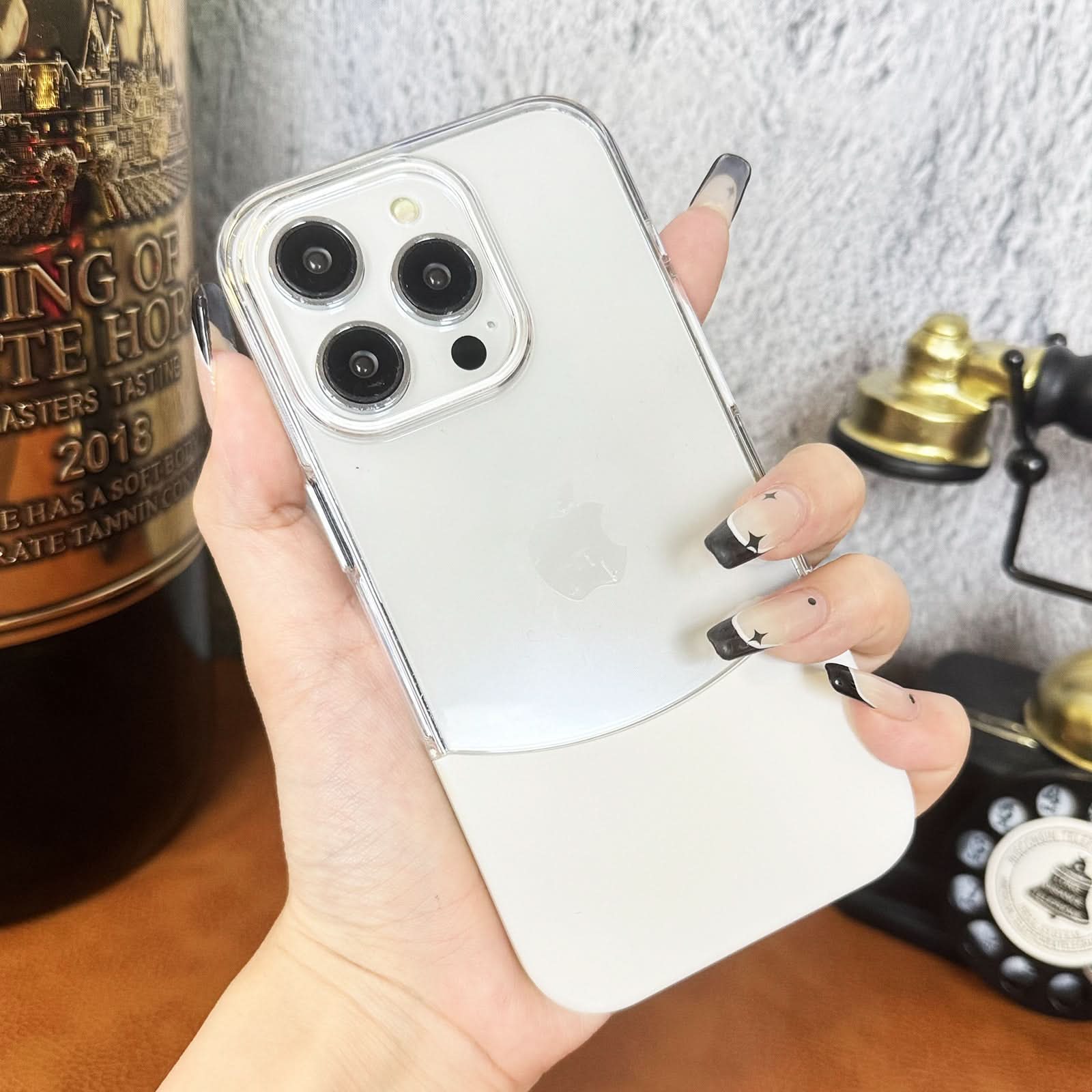 Transparent Shockproof PC iPhone Protective Case