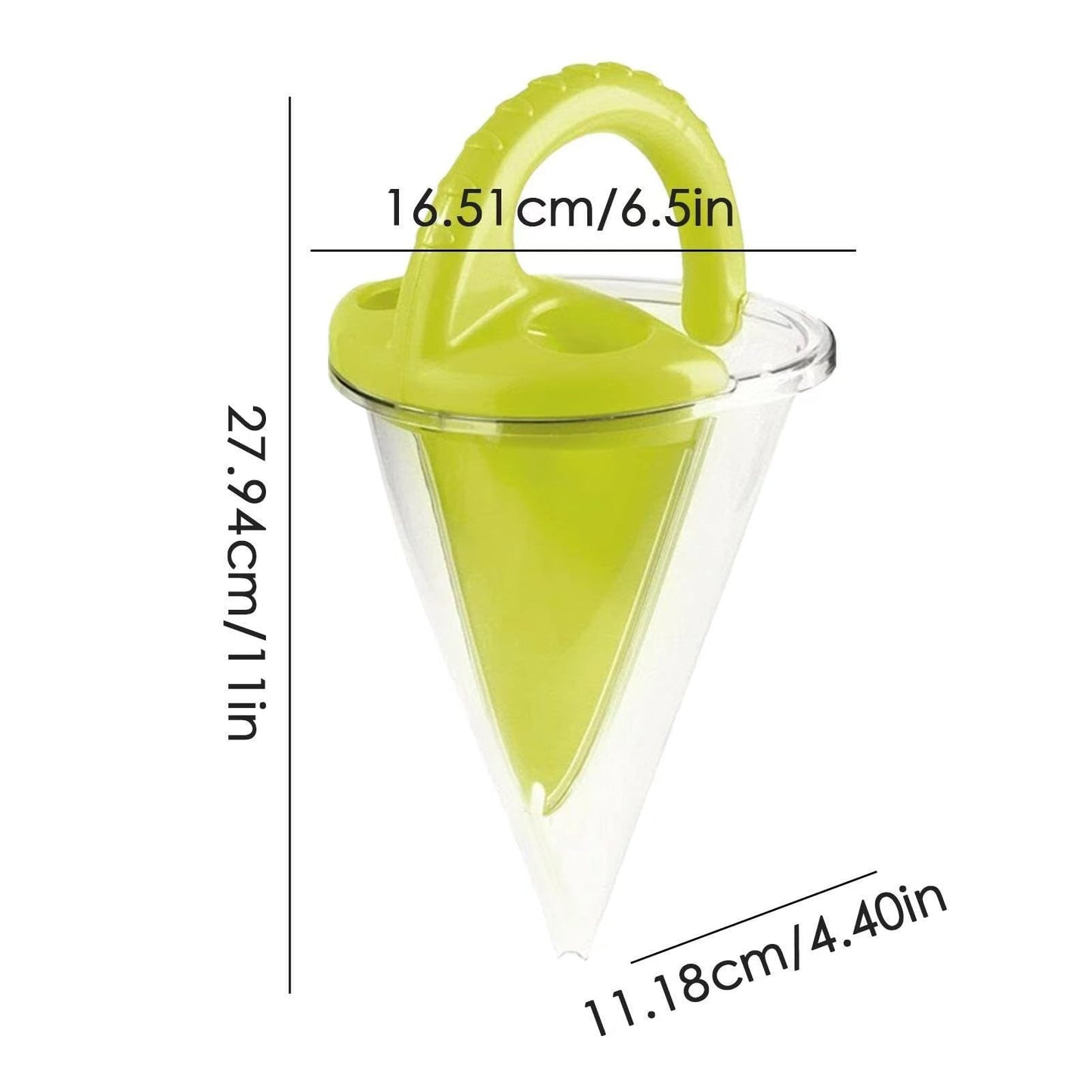 Kids Beach Sand Funnel Toy – Modern & Colorful Plastic Play Funnel