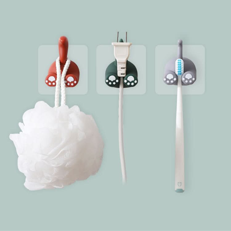 Toothbrush Holder – No-Punch Hook Rack for Kids, Fun Animal Design