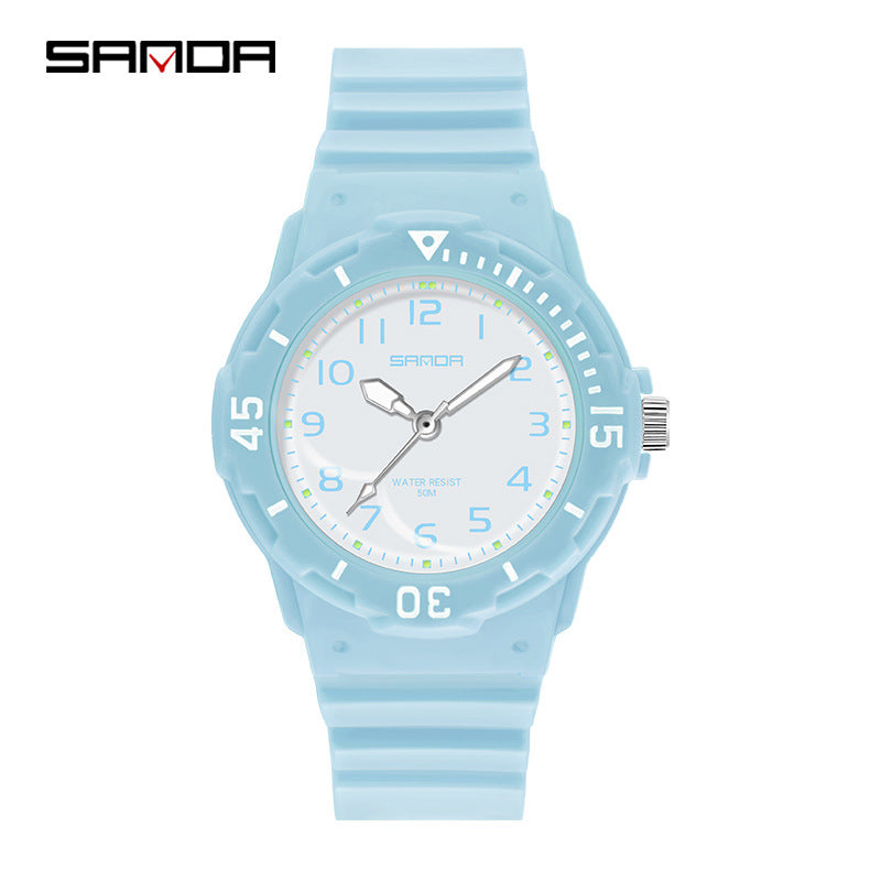 Sanda Women’s Luminous Quartz Watch – Waterproof Casual Analog Watch