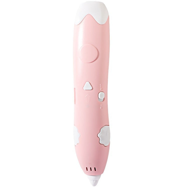 Wireless 3D Printing Pen for Kids – Low-Temperature Drawing Tool with 3 Filament Rolls