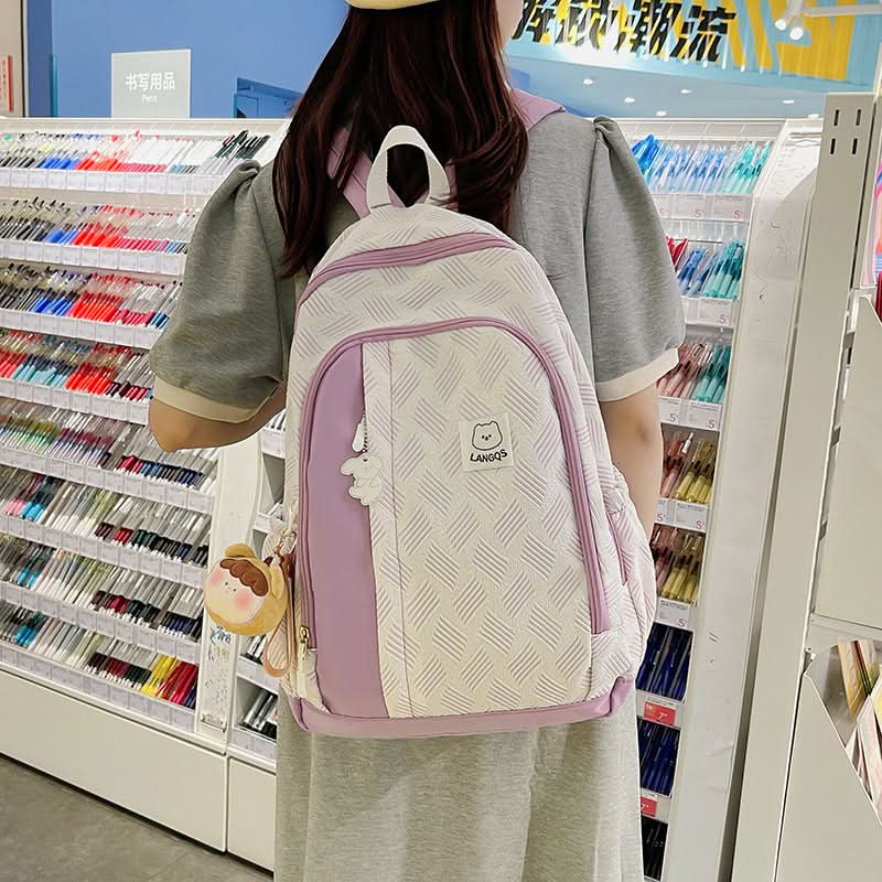 Large Capacity Oxford Cloth Cute School Bag for Teens & Travel