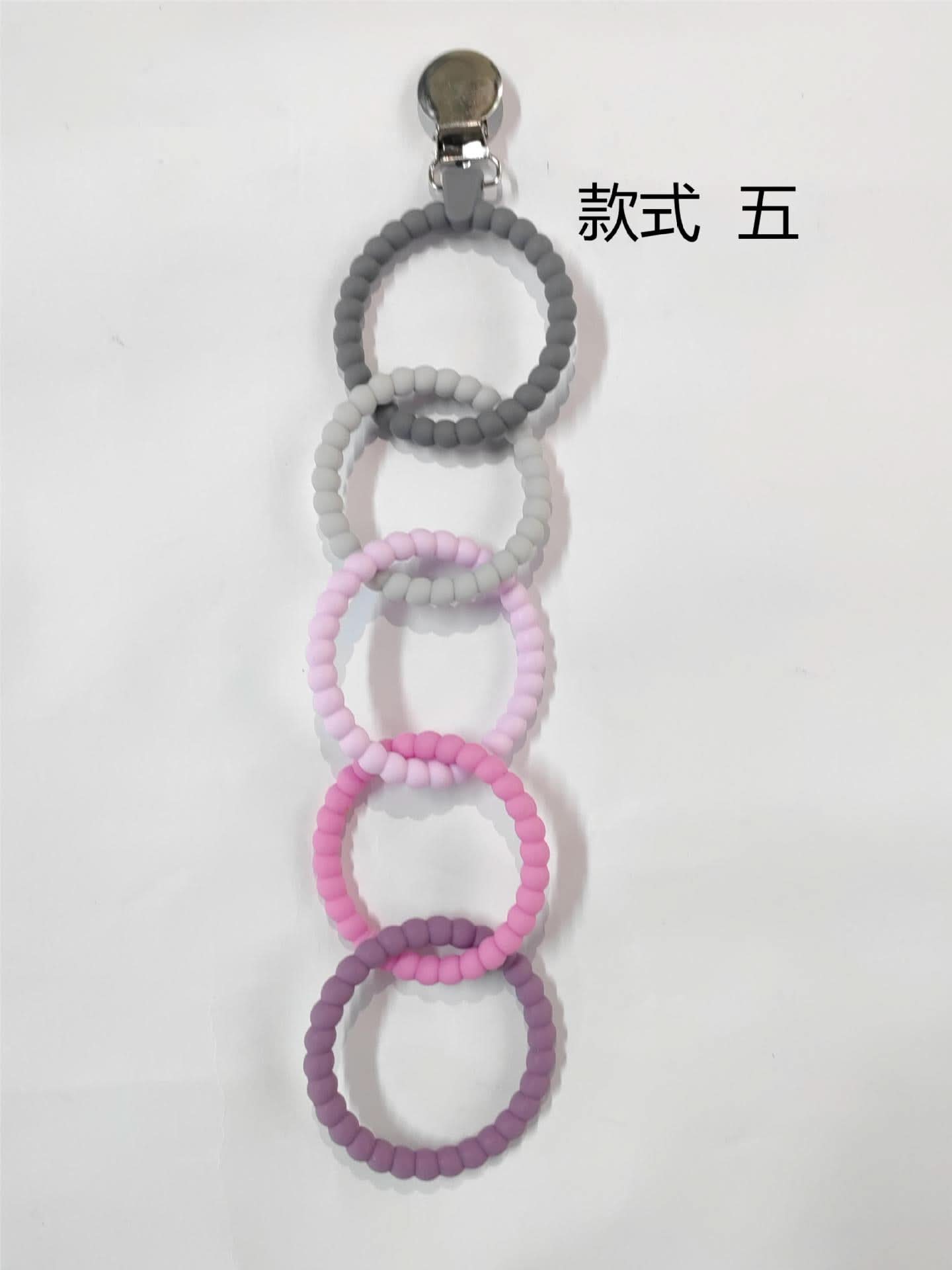 Soft Silicone Baby Teething Rings – BPA-Free, Soothing Chew Toy