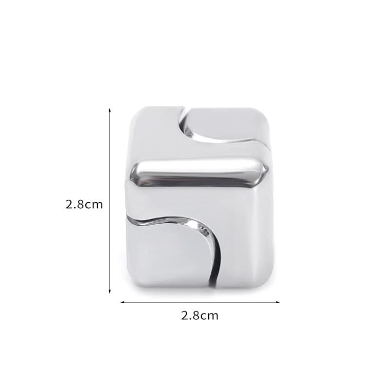 Colorful Zinc Alloy Fidget Gyroscope Cube