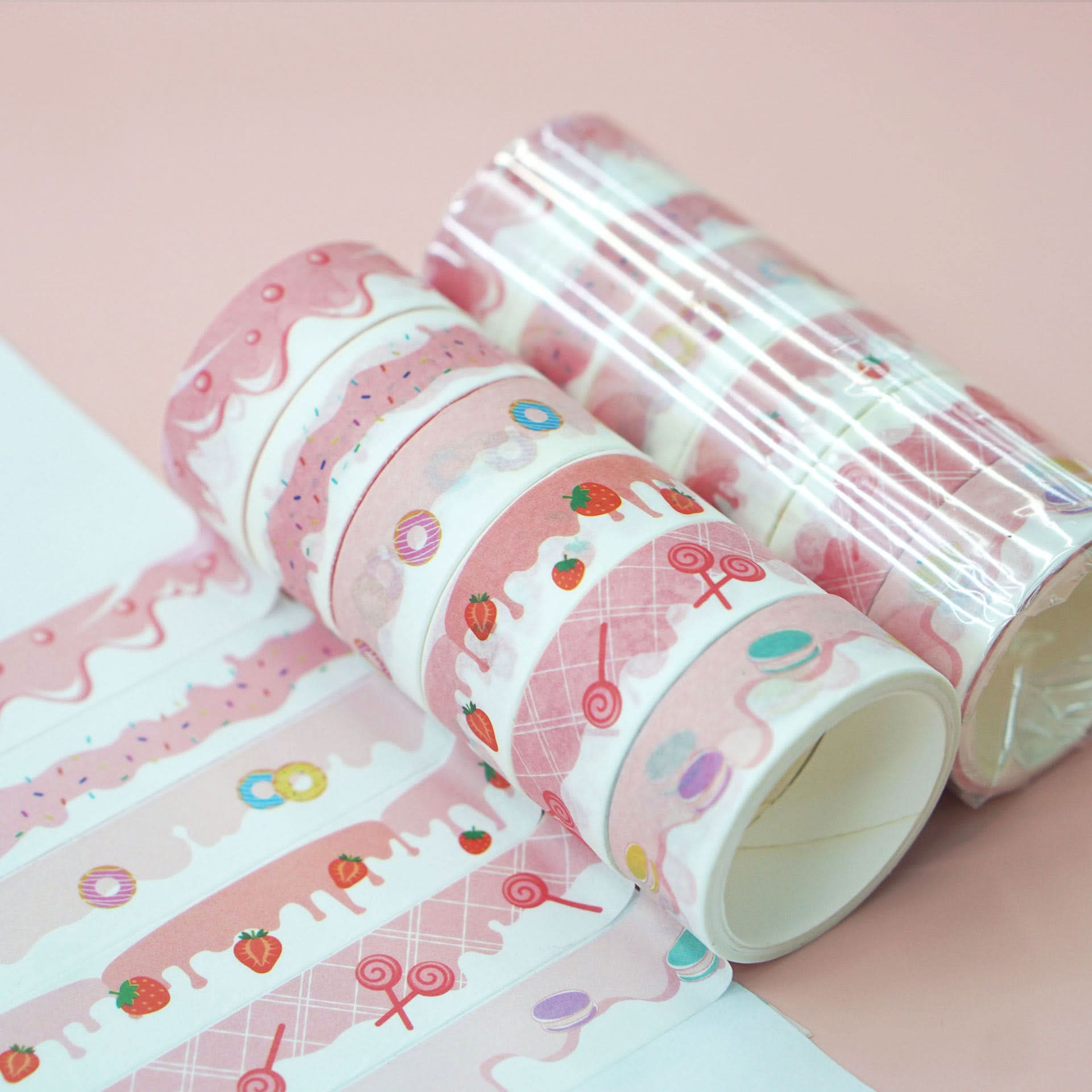 6 Rolls Dreamy Cloud Lace Tape Set