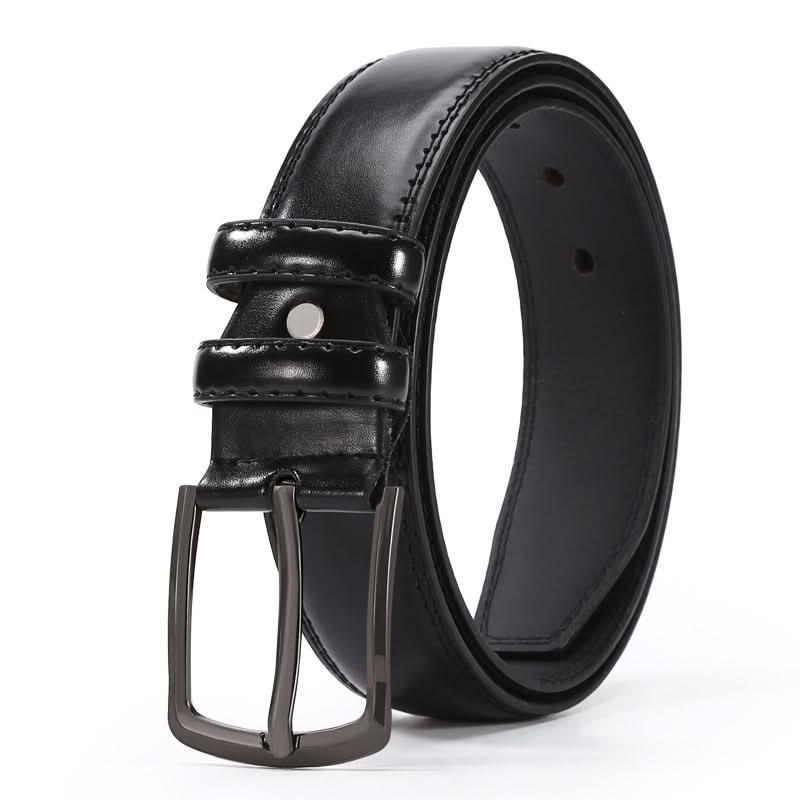 Men's Double-Stitch Imitation Leather Belt