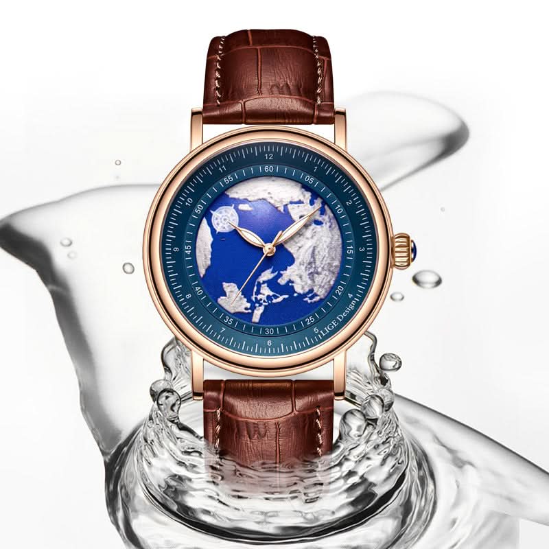 Men's Fashionable Quartz Watch – Business Style, Night Light