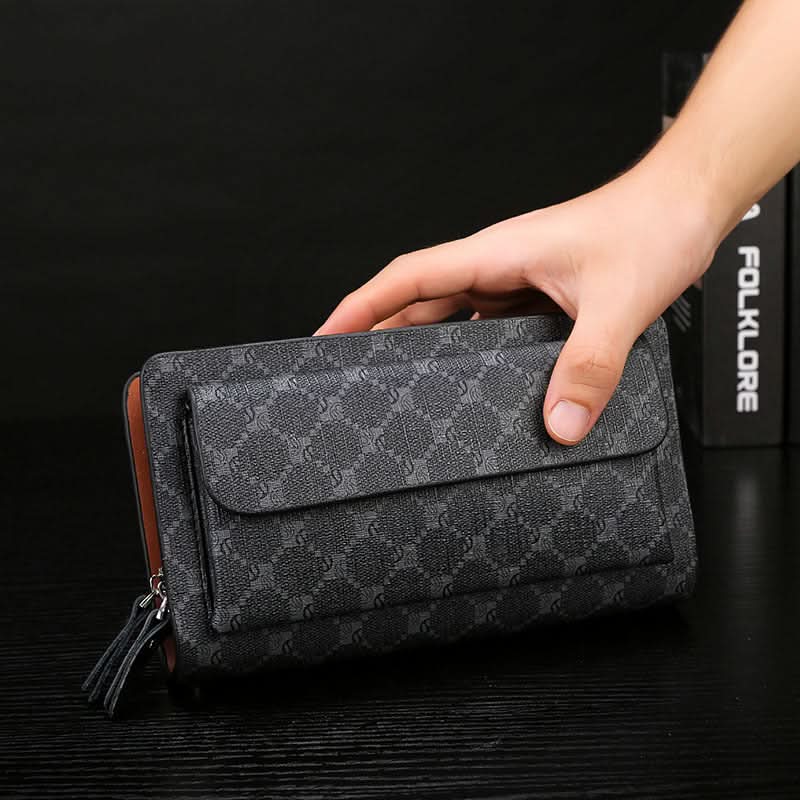 Men’s PU Leather Business Briefcase – Light Luxury Style