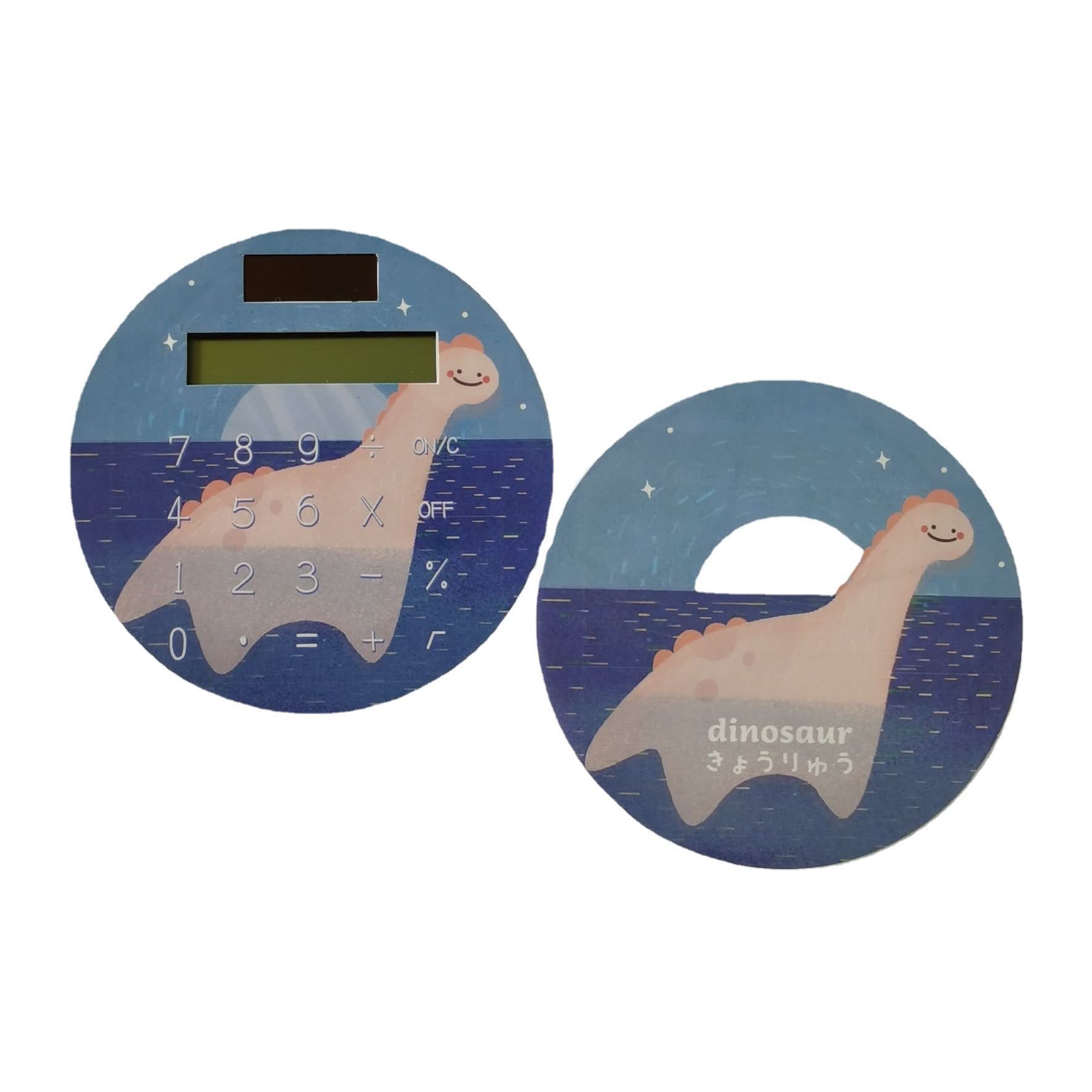 Round Puzzle Solar Card Calculator Toy