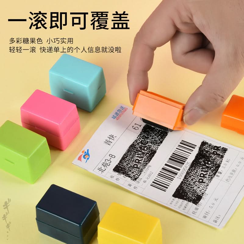 Privacy Roller Stamp for Confidential Documents