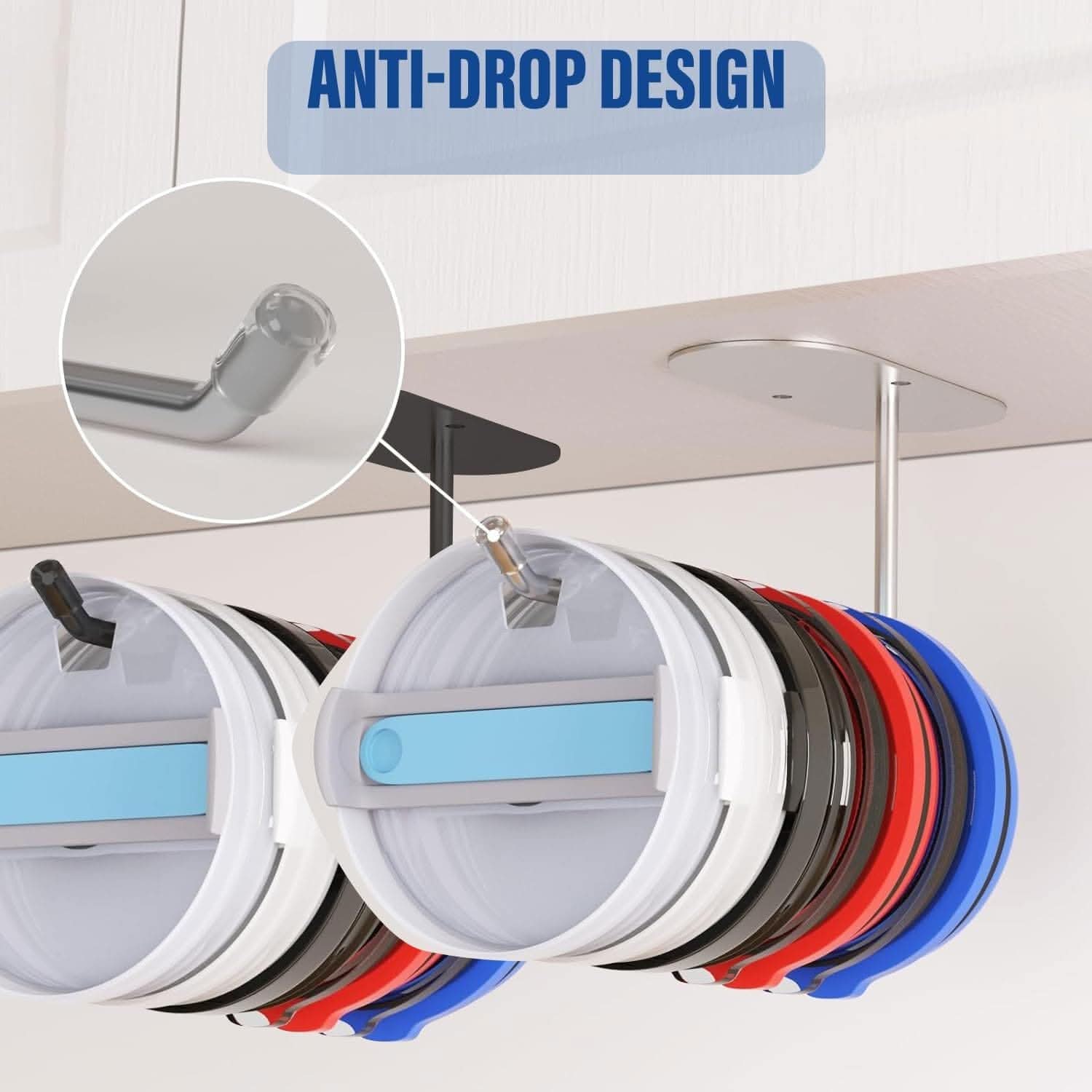 Cup Lid Hook - Paper Towel Rack & Storage Holder