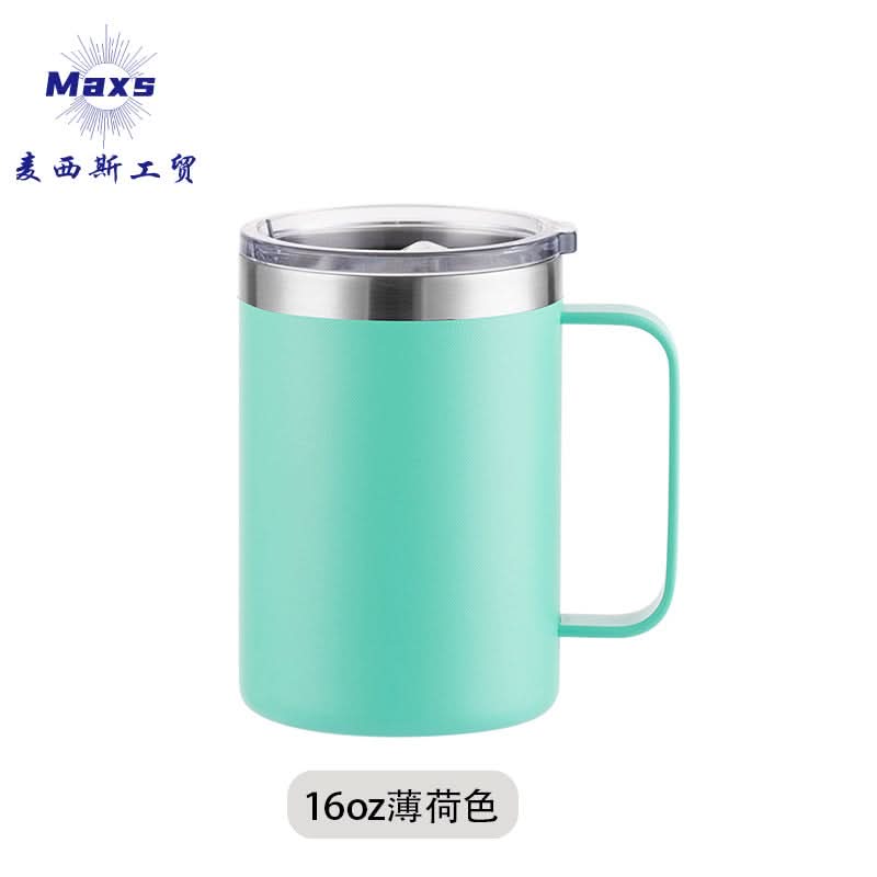 Stainless Steel Vacuum Coffee Thermos Mug – 12oz Insulated Cup
