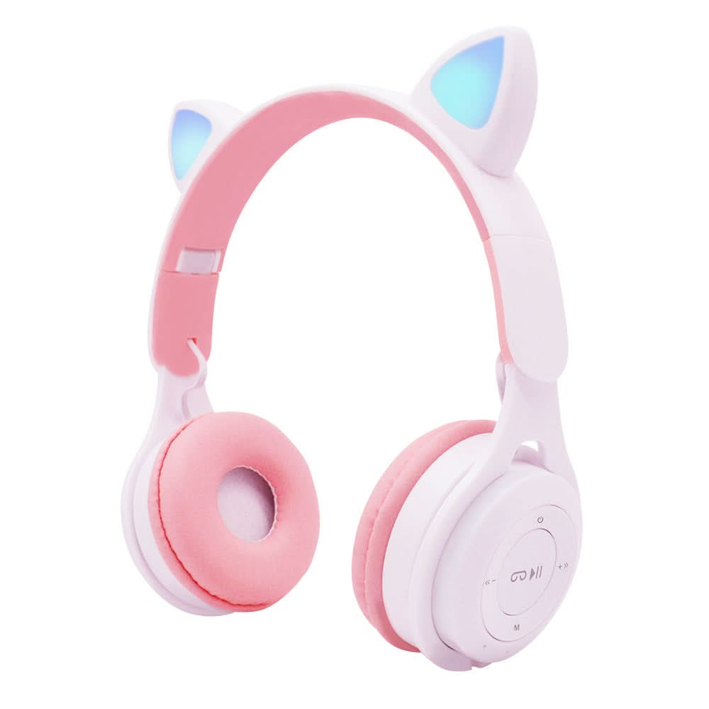 Wireless Bluetooth Cat Ear Headphones for Kids