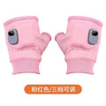 USB Heated Fingerless Gloves – Rechargeable For Gaming, Office, and Outdoor Use