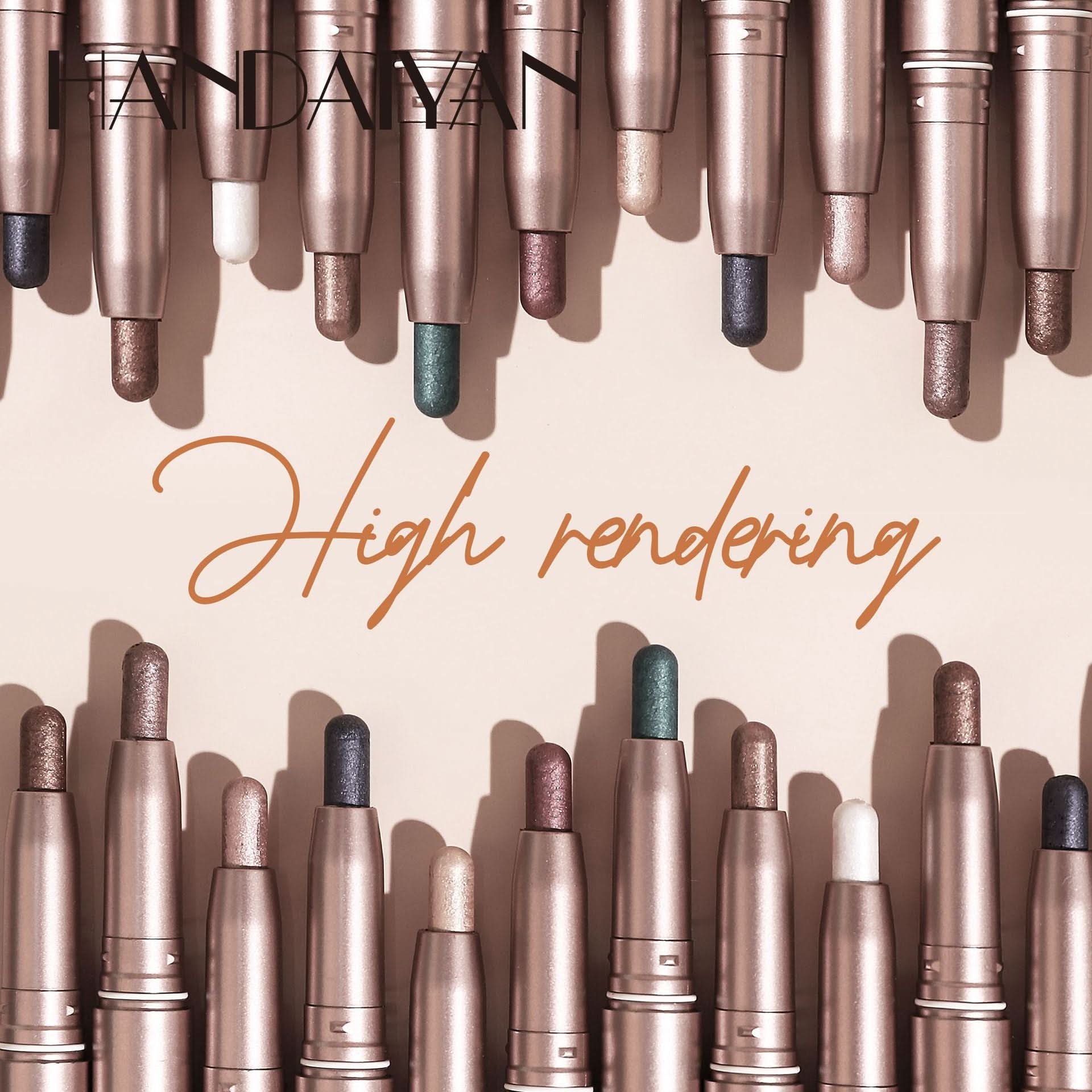 Handaiyan Shimmer Eyeshadow Stick – High-Pigment, Pearlescent & Metallic Finish