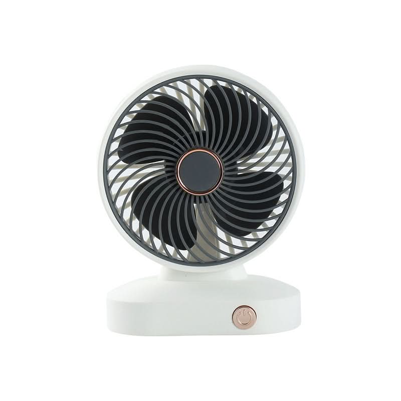 USB Rechargeable Mini Desktop Fan – 3-Speed, Portable