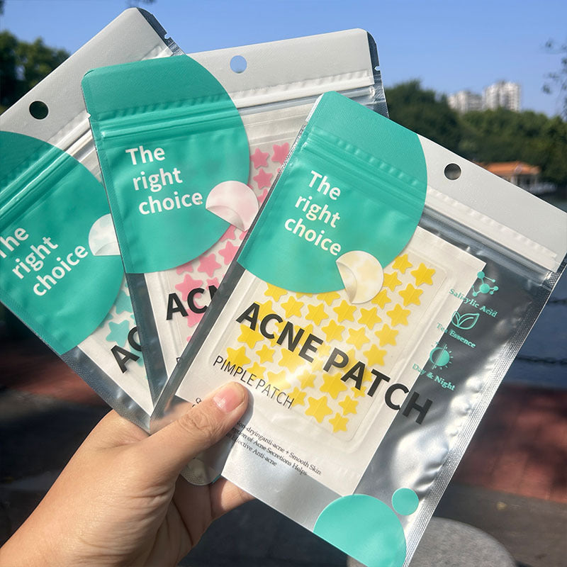 Star Acne Patches for Face – Hydrocolloid Blemish Treatment, Cute Star Shape (51-pieces)