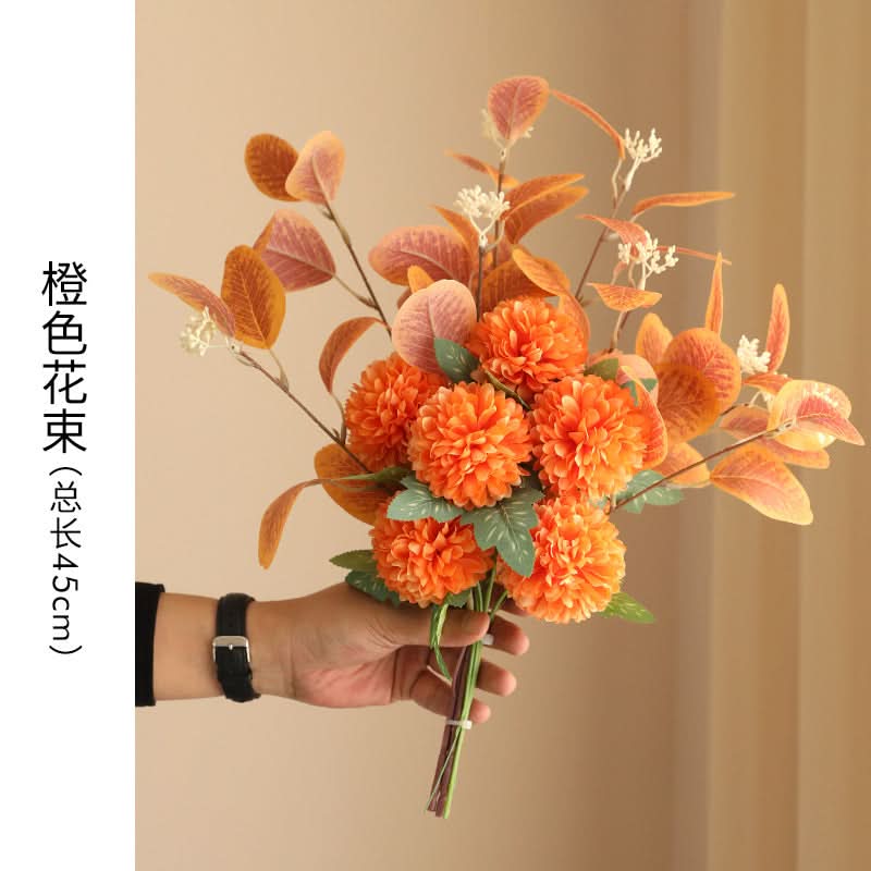 Ceramic Vase with Artificial Flowers