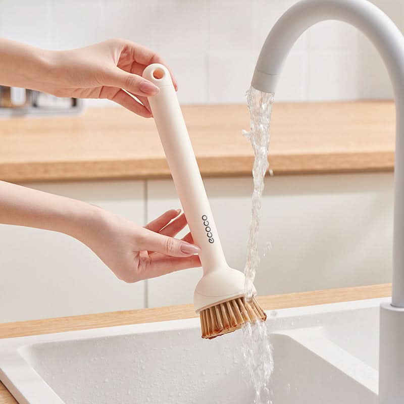 Automatic Liquid-Fill Dish Scrub Brush – Kitchen Pot & Pan Cleaning Brush